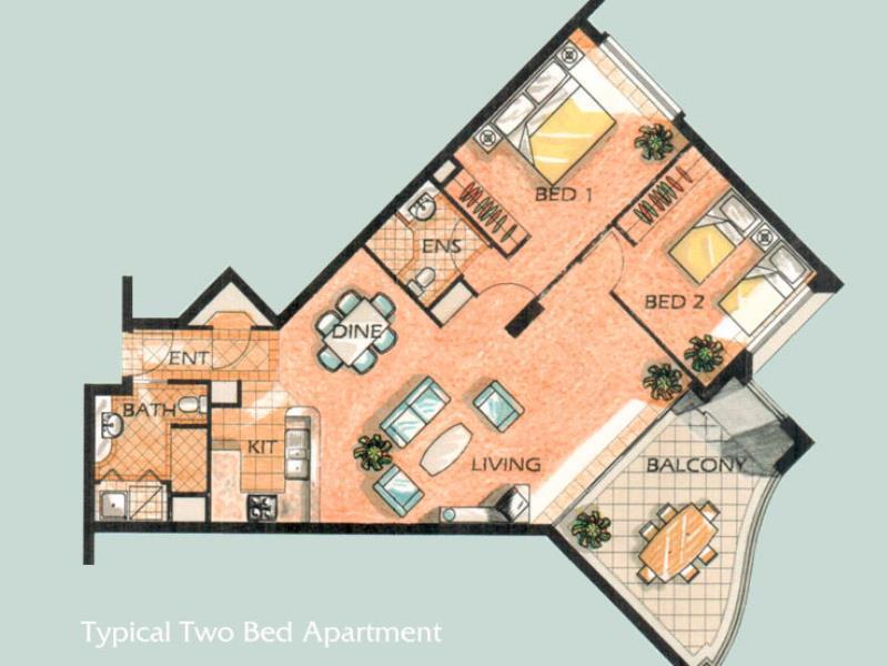 The Oasis Apartments Брисбен Экстерьер фото